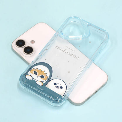 mofusand IIIIfit Clear iPhone17シリーズ対応ケース(サメにゃん2)