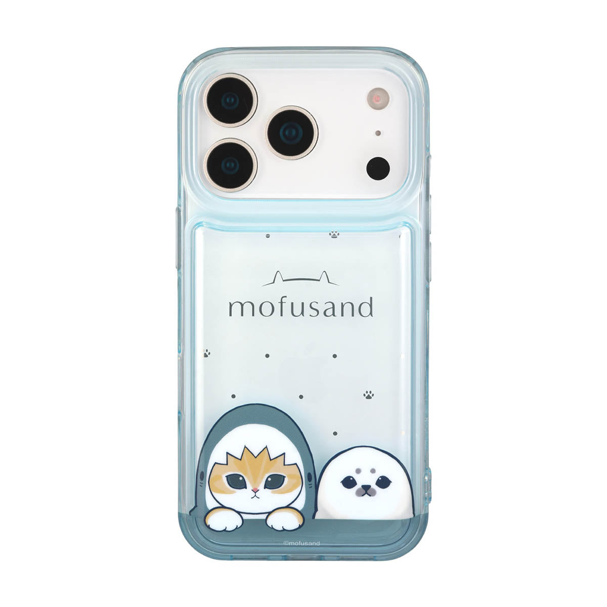 mofusand IIIIfit Clear iPhone17シリーズ対応ケース(サメにゃん2