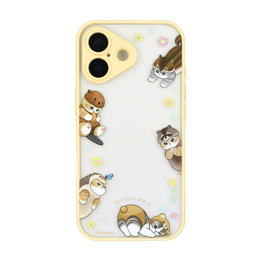 mofusand IIIIfit Plump Frame iPhone 17 保護殼（北歐風貓）