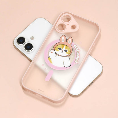 mofusand IIIIfit プランプフレーム iPhone17 MagSafe対応ケース(うさにゃん)