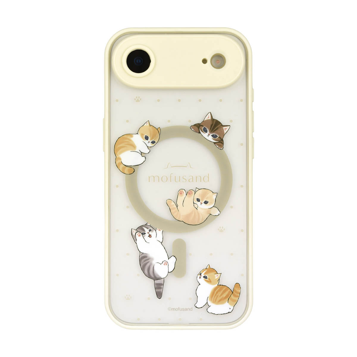 mofusand IIIIfit プランプフレーム iPhone17シリーズ/Air MagSafe対応ケース(にゃんこ)