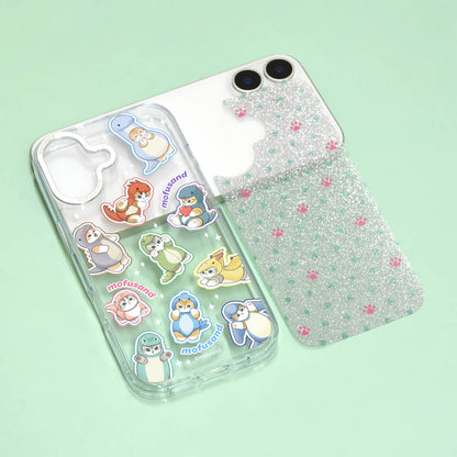 mofusand Camera Frame iPhone 케이스 (공룡냥)