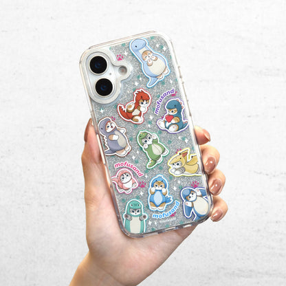 mofusand Camera Frame iPhone 케이스 (공룡냥)