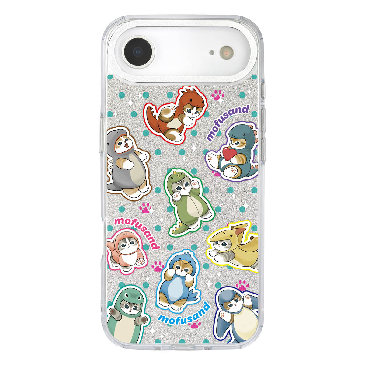 mofusand Camera Frame iPhone 케이스 (공룡냥)