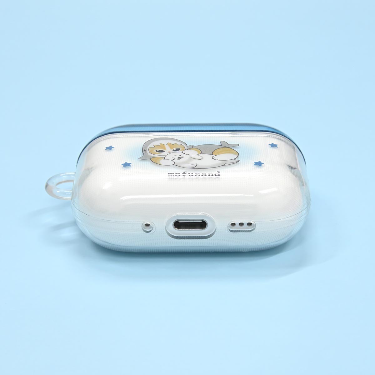 mofusand AirPods Pro3対応 ソフトケース(ブルー) | mofusandもふもふ