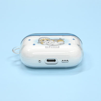 mofusand AirPods Pro 3세대 호환 소프트 케이스 (블루)