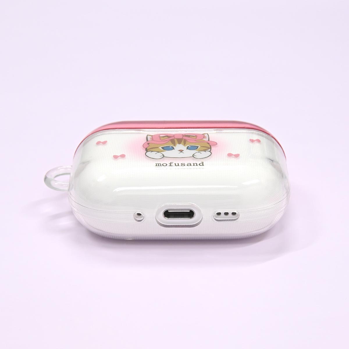 mofusand AirPods Pro3対応 ソフトケース(ピンク) | mofusandもふもふ