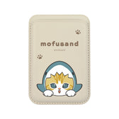 mofusand MagSafe Compatible Card Wallet (Shark Meow)