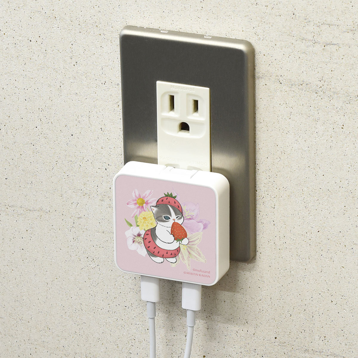 mofusand x 히비야카단 USB Type-C AC 어댑터 (겨울)