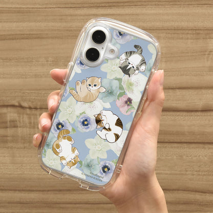 mofusand×日比谷花壇 iPhone対応クリスタルクリアケース(冬)