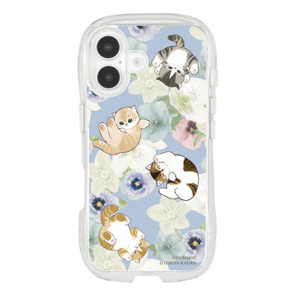 mofusand×日比谷花壇 iPhone対応クリスタルクリアケース(冬)