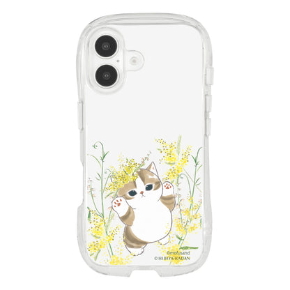 mofusand×日比谷花壇 iPhone対応クリスタルクリアケース(春)