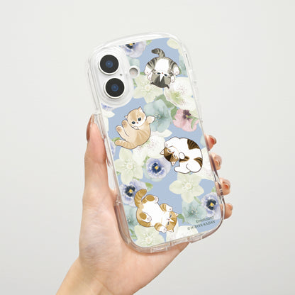 mofusand×日比谷花壇 iPhone対応クリスタルクリアケース(冬)