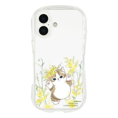 mofusand×日比谷花壇 iPhone対応クリスタルクリアケース(春)
