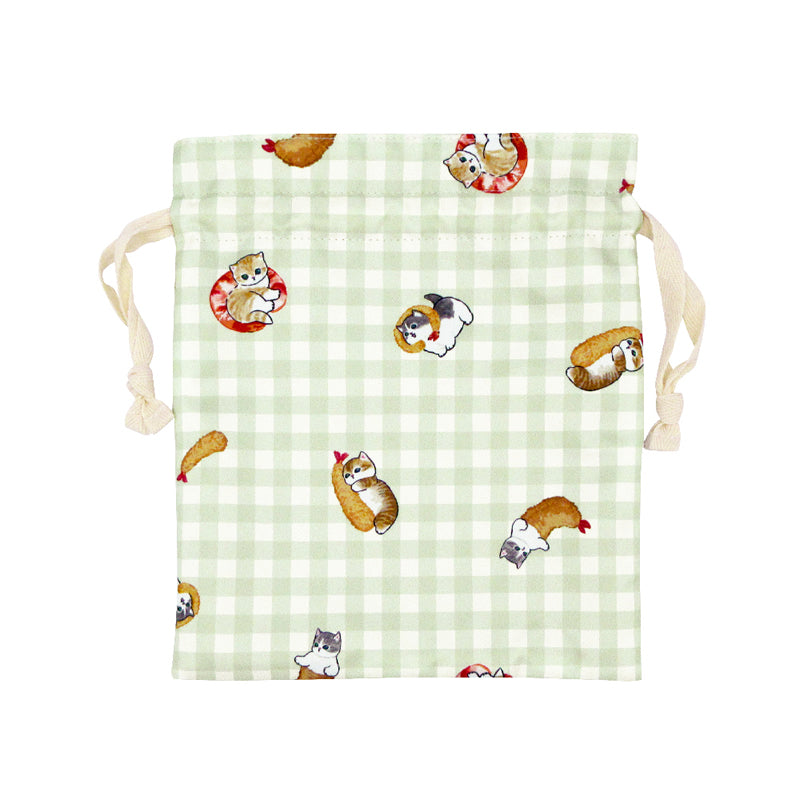 mofusand Drawstring (gingham check)