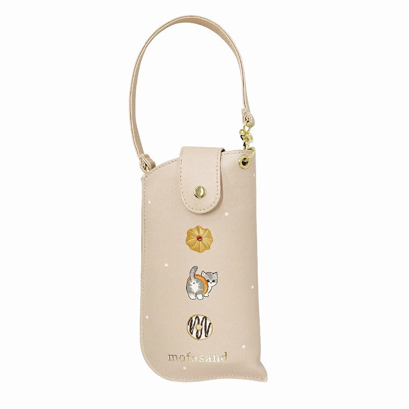 mofusand 평평한 안경 케이스 (도트 과자)