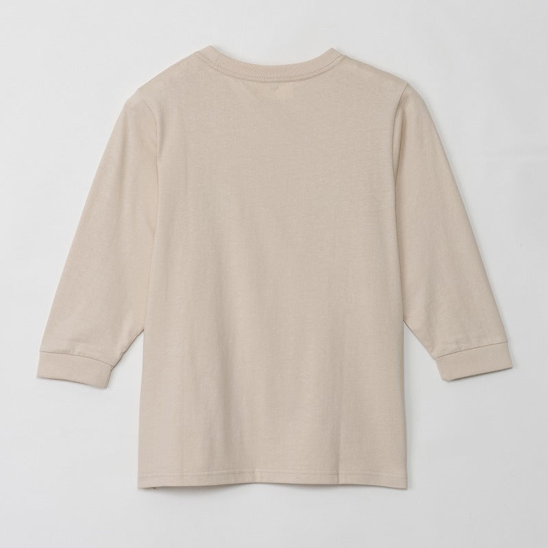 mofusand 7分钟长的T衬衫Sabatra Sand Beige