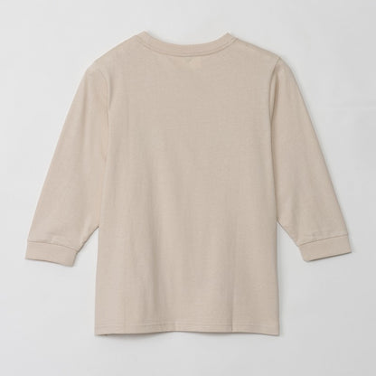 mofusand 7分钟长的T衬衫Sabatra Sand Beige