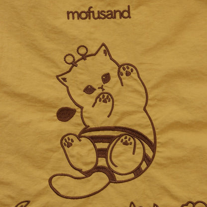 mofusand 刺繡手提袋蜜蜂Nyan黃色