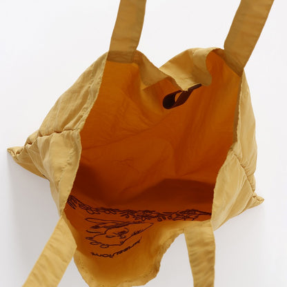 mofusand 刺繡手提袋蜜蜂Nyan黃色