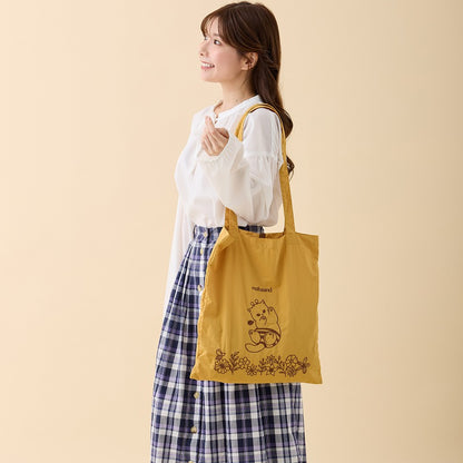 mofusand 刺繡手提袋蜜蜂Nyan黃色