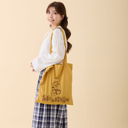 mofusand 刺繡手提袋蜜蜂Nyan黃色