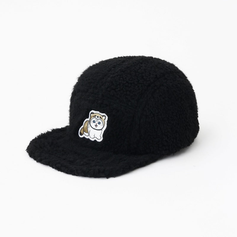 mofusand Mokomoko Cap Nyan 바지 Tanuki Black