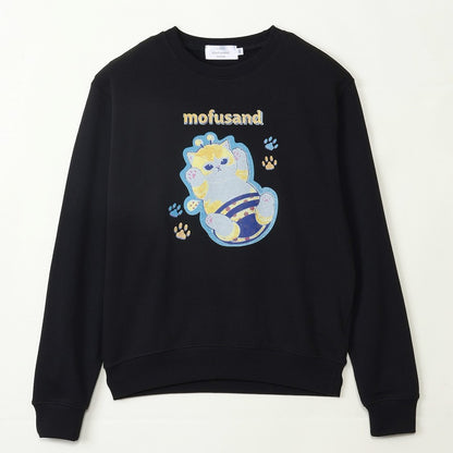mofusand Retro sweatshirt Bee Meow black