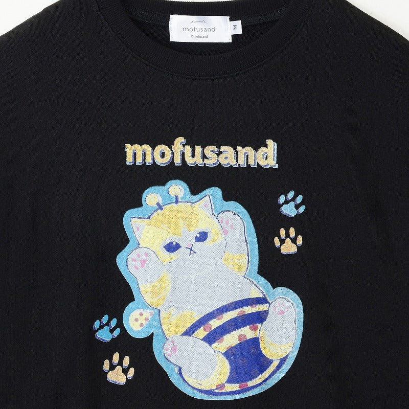 mofusand Retro sweatshirt Bee Meow black