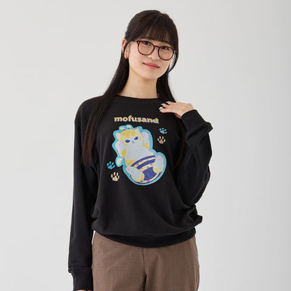 mofusand Retro sweatshirt Bee Meow black
