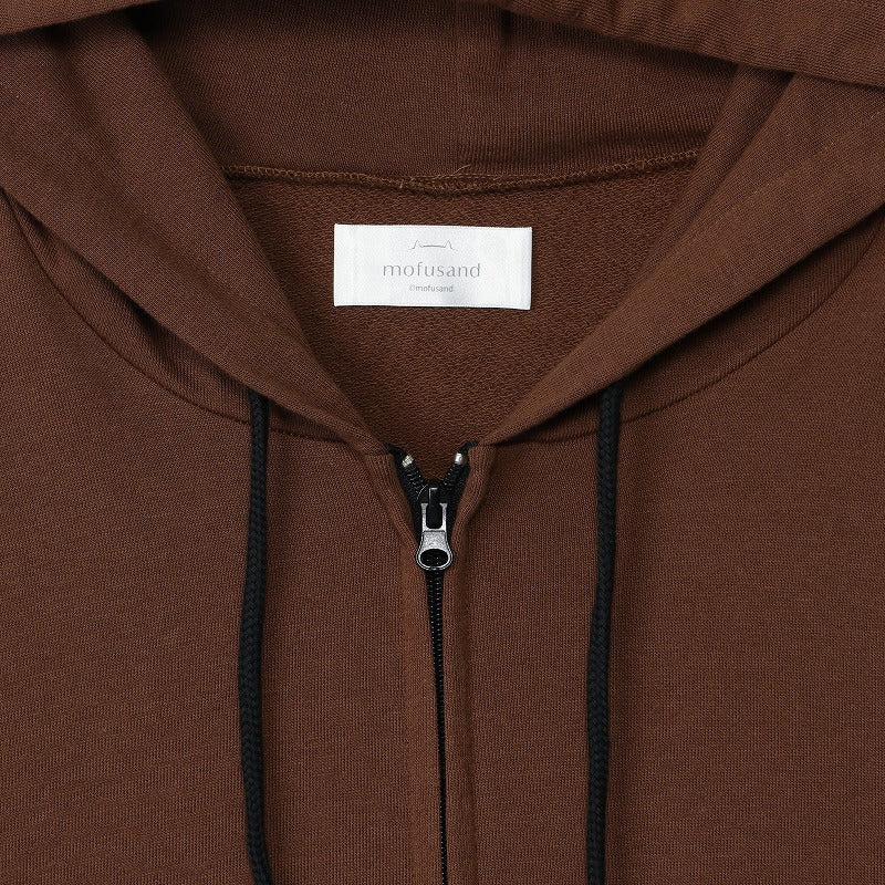 mofusand Retro hoodie Rabbit Meow Brown