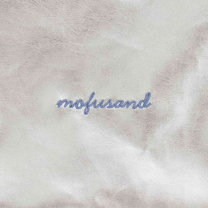 mofusand Glitter Tote Bag Shark Meow Silver