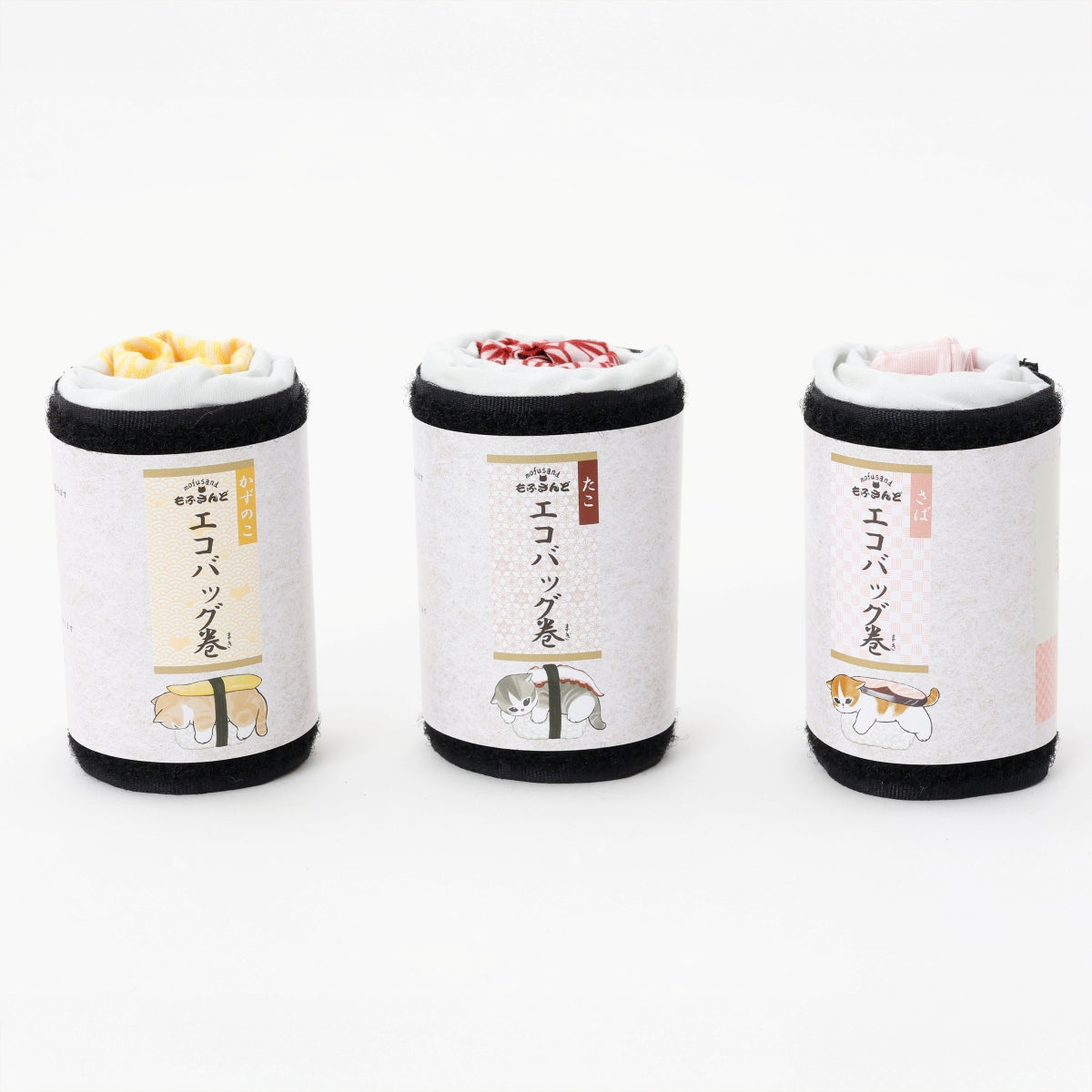 mofusand お寿司 エコバッグ さばにゃん ピンク