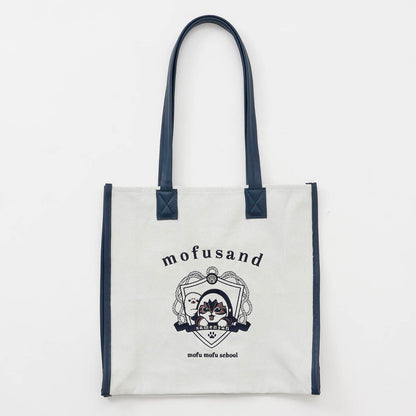 mofusand Tote bag college styleShark Meow gray