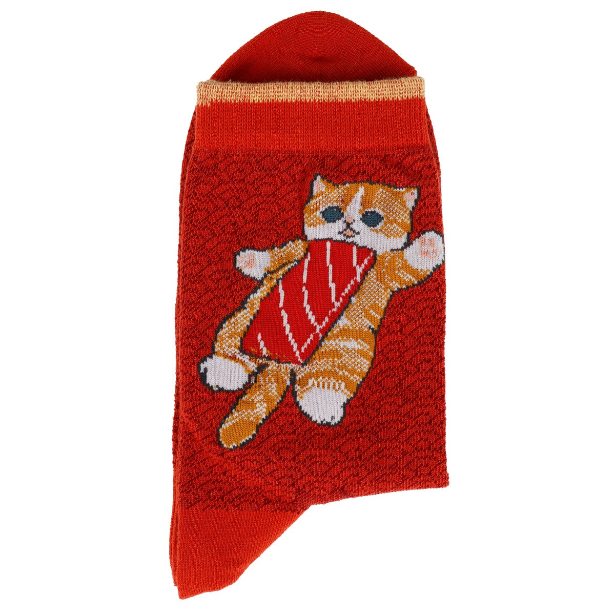 mofusand Sushi Crew Socks Tuna Red
