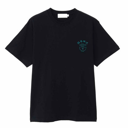 mofusand Chinese-style T-Shirt Ramen Black