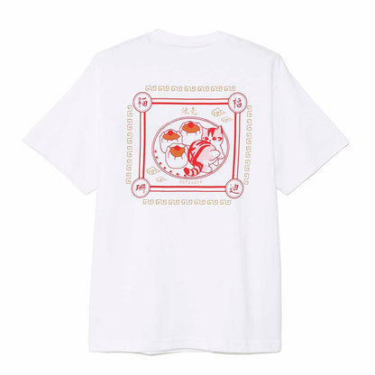 mofusand Chinese-style T-Shirt Shumai White