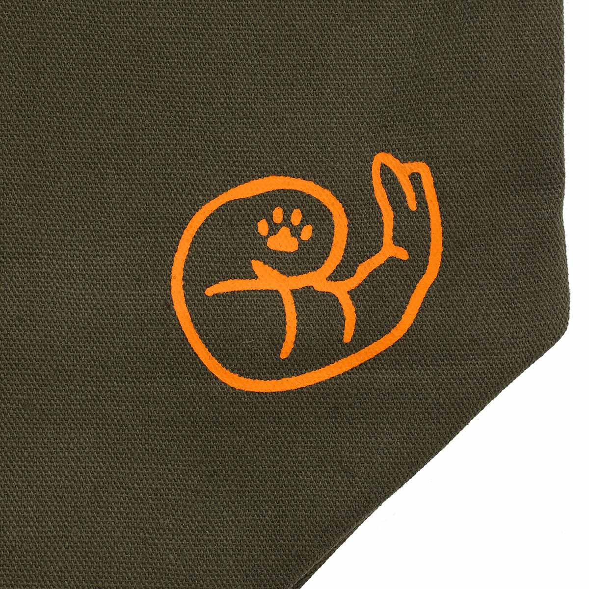 mofusand トートバッグ 中華風 エビチリ カーキ