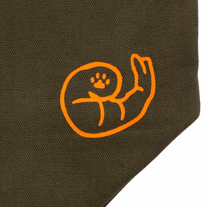 mofusand トートバッグ 中華風 エビチリ カーキ