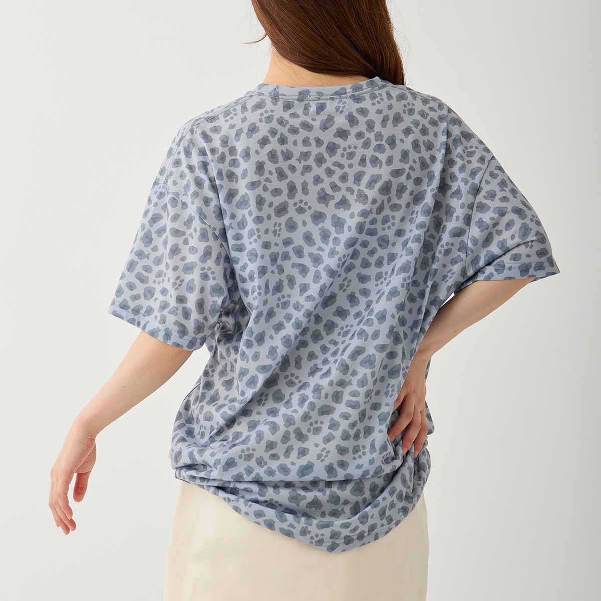 mofusand ぎゃるにゃん Tシャツ スリッパ グレー