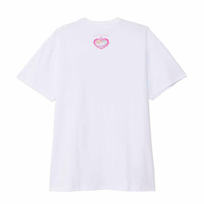 mofusand ぎゃるにゃん Tシャツ I LOVE CATS ホワイト