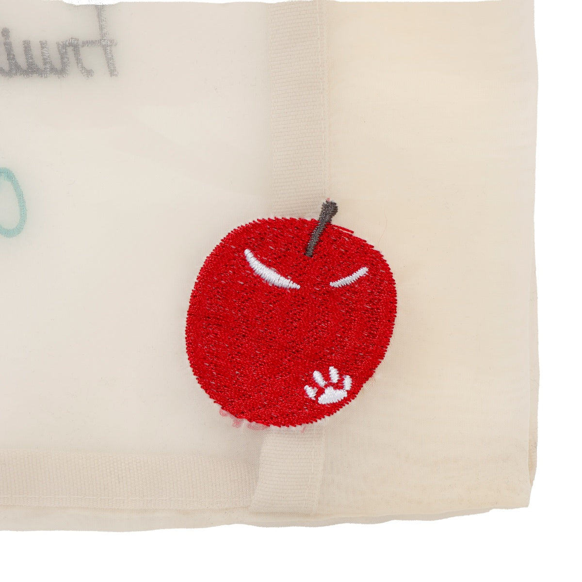 mofusand オーガンジーバッグ リンゴ ホワイト