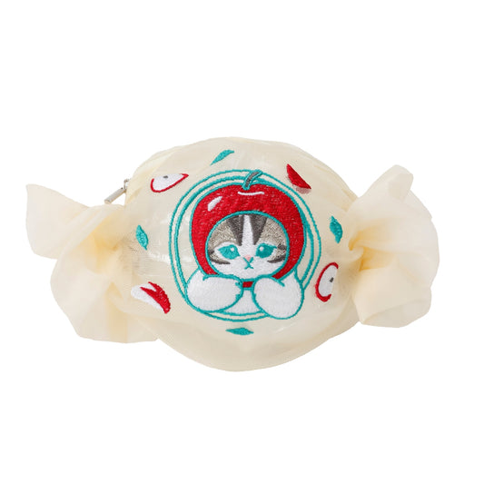 mofusand Candy Pouch Apple White