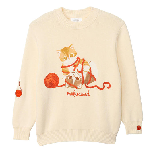 mofusand Yarn Ball Sweater Nice Combo (Natural)