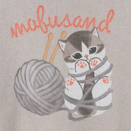 mofusand Yarn Ball Sweater Tangled Meow (Gray)