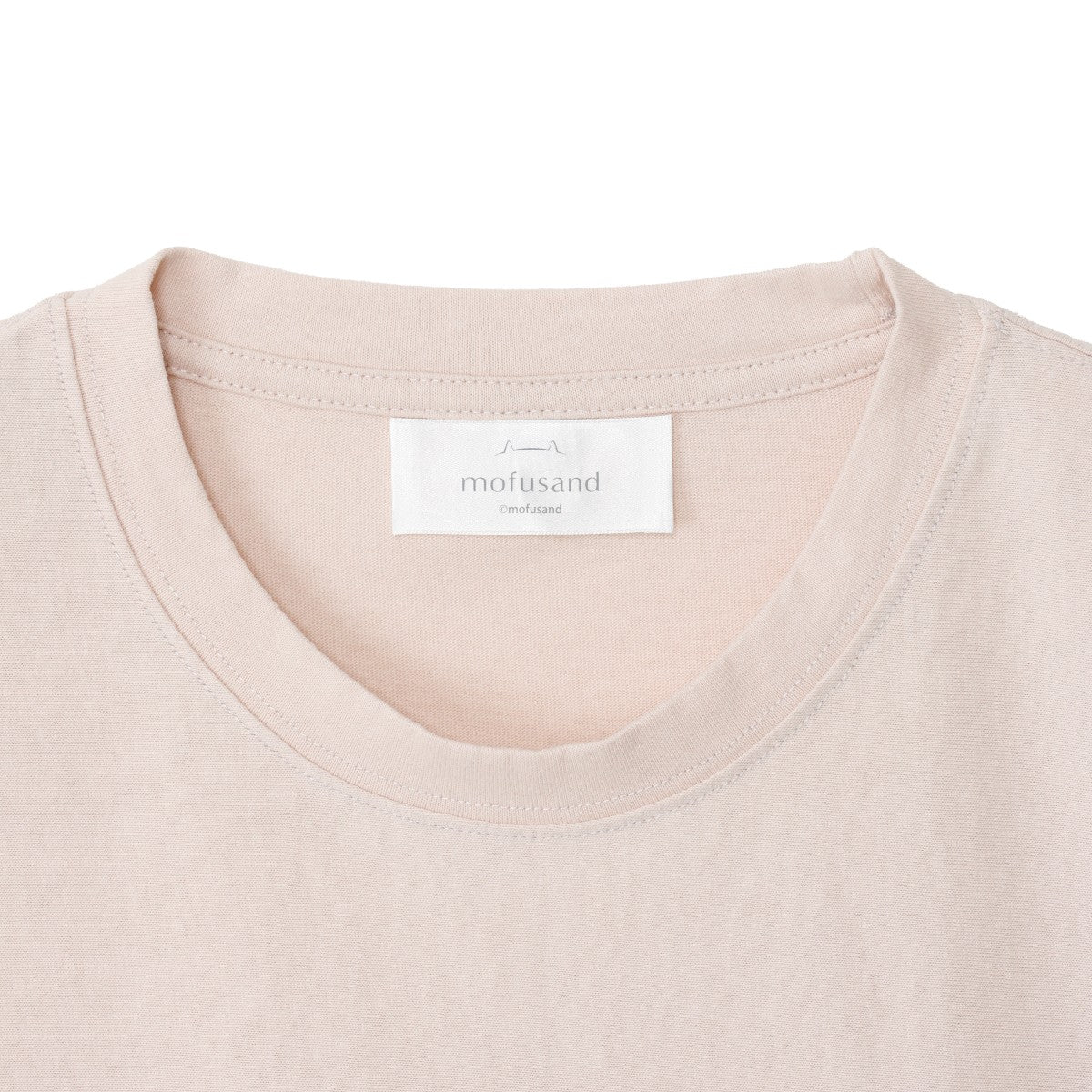 mofusand ダイナー Tシャツ MENU アイボリー