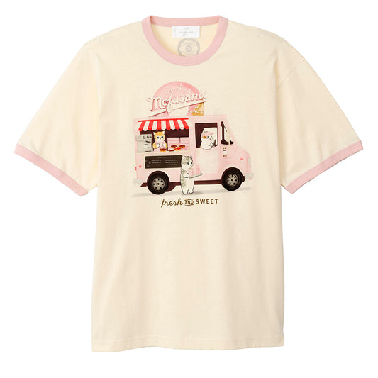 mofusand COFFEE AND DONUTS T-shirt Coffee Truck (Natural)