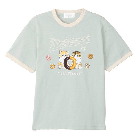 mofusand COFFEE AND DONUTS T-shirt Donut Mint