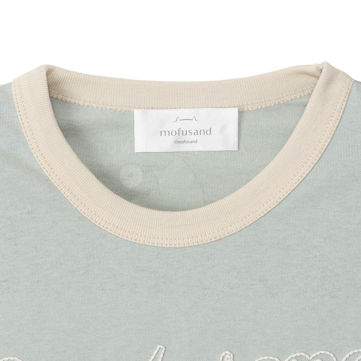 mofusand COFFEE AND DONUTS Tシャツ ドーナツ ミント