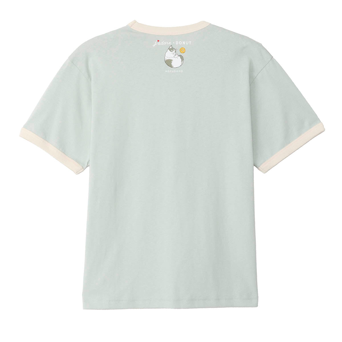 mofusand COFFEE AND DONUTS Tシャツ ドーナツ ミント